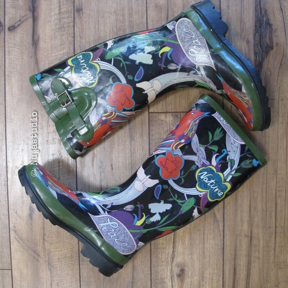 Sakroots Rhythm Rainboots - Picture 4 of 9